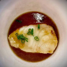 Seared Sugarcane Miso Sea Bass